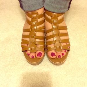 Platform Wedged Sandals
